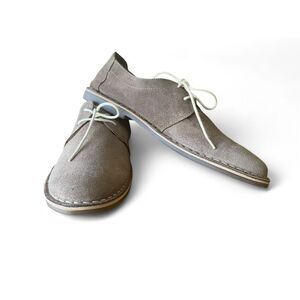 Michael Shannon Men’s Radcliffe Taupe＞Suede Lace Up Shoes Size 9.5 M NWT